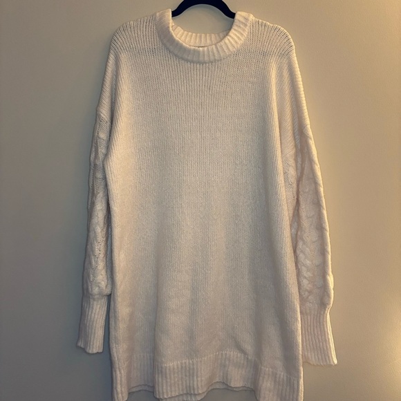 a new day Dresses & Skirts - a new day Women’s Cream Sweater Dress Size XXL